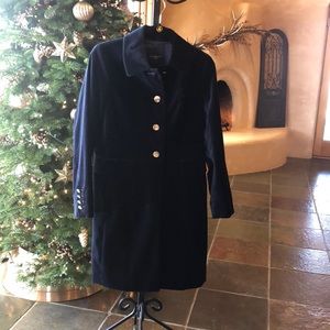 Talbots Petite 2 piece Cotton Velvet Sheath and Coat